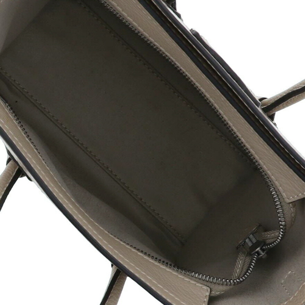 Celine Luggage Shopper Gray Nano Luggage Bag View 6
